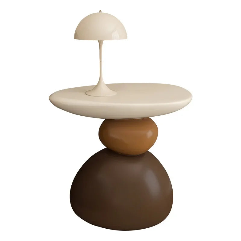 Modern Minimalist Side Table in Scandinavian Style