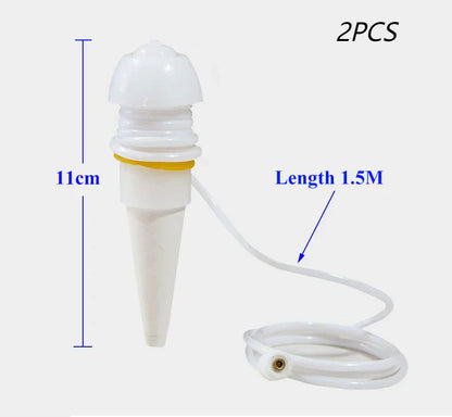 Self-Watering Ceramic Spikes Set – 2-Piece Automatic Drip Irrigation