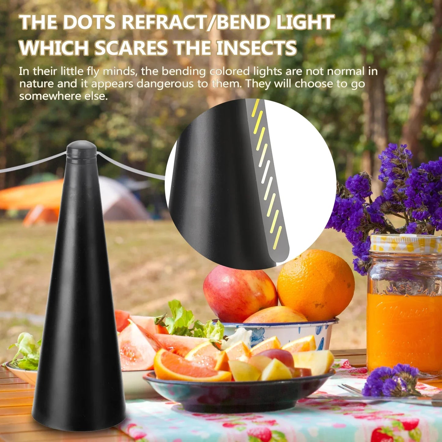 Insect Repellent Fan with 360° Rotation – Silent and Portable