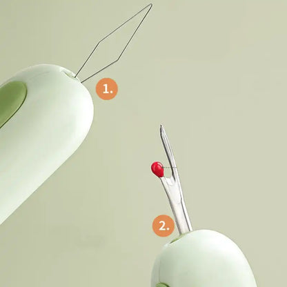 Dual-Function Automatic Needle Threading Tool
