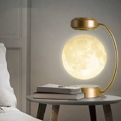 Floating 3D Moon Night Light with Magnetic Levitation