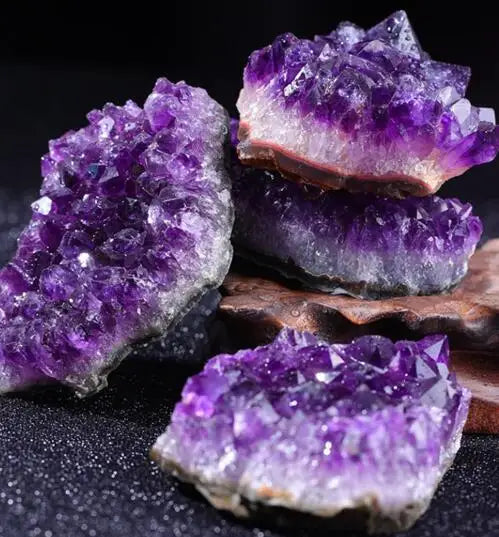 Amethyst Geode Crystal | Natural Stone for Meditation & Energy Healing | Polished