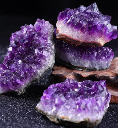 Amethyst Geode Crystal | Natural Stone for Meditation & Energy Healing | Polished