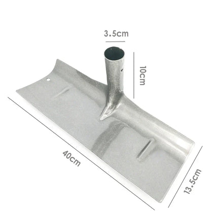Heavy-Duty Farm Scraper & Snow Shovel | Steel Blade for Manure, Snow & Yard Cleaning