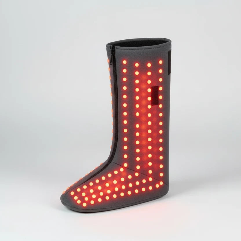 Adjustable Heated Foot Wraps with Vibration and Red Light – 3 Heat Settings, 3 Massage Options, Available as Single or Pair