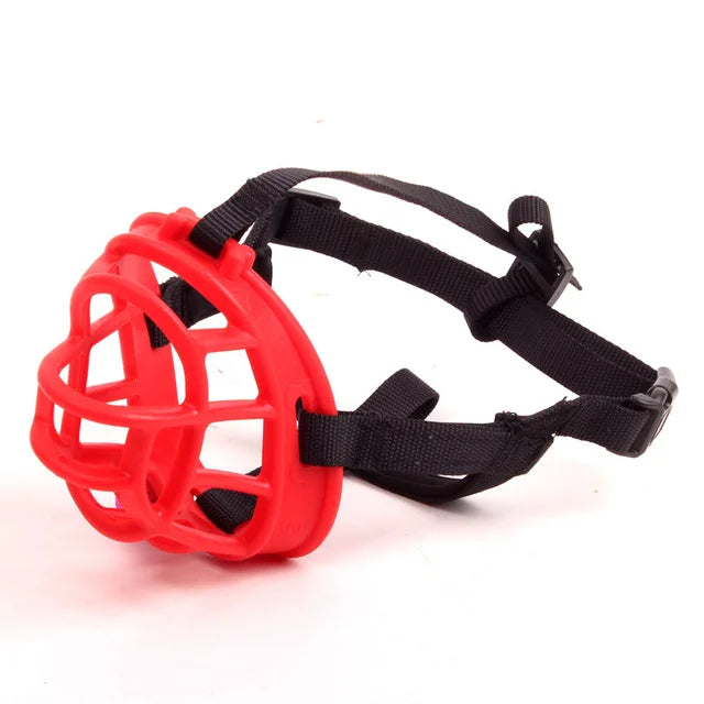 Flexible Silicone Muzzle for Dogs - Adjustable Fit