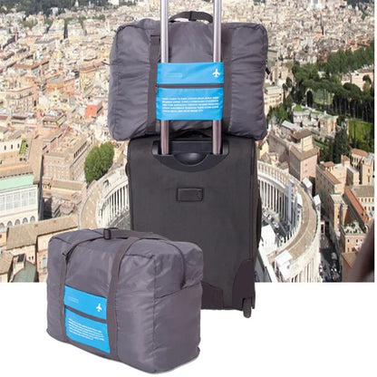 Foldable Travel Bag made of Oxford Fabric | Waterproof & Odor Resistant | 42 x 38 x 20 cm | Unisex