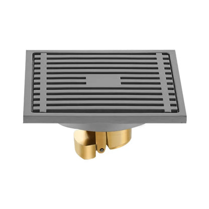 Square Stainless Steel Floor Drain - AquaShield Design