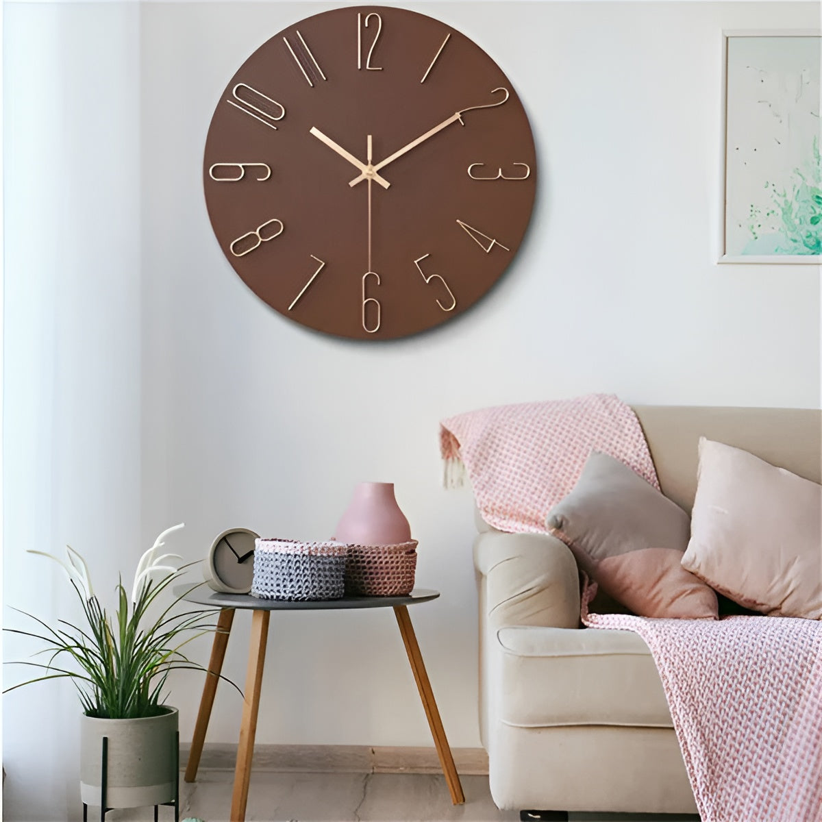 Stylish 3D Clock – Elevate Your Space with Elegance
