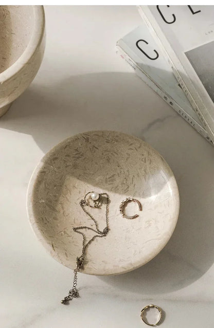 Natural Stone Bowls and Trays – Elegant French Style Home Decor