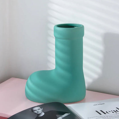 Vase in Ankle Boot Design