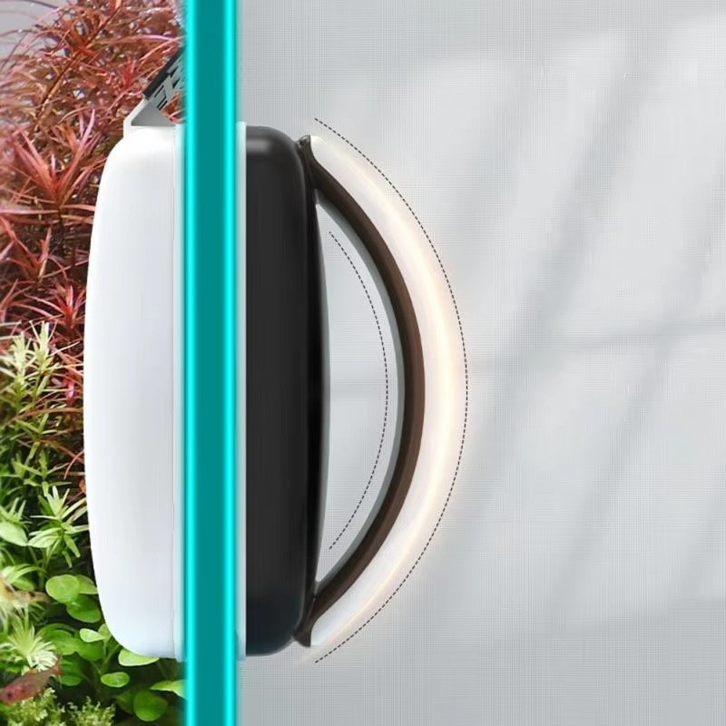Effortless Aquarium Glass Cleaner with Magnetic Precision