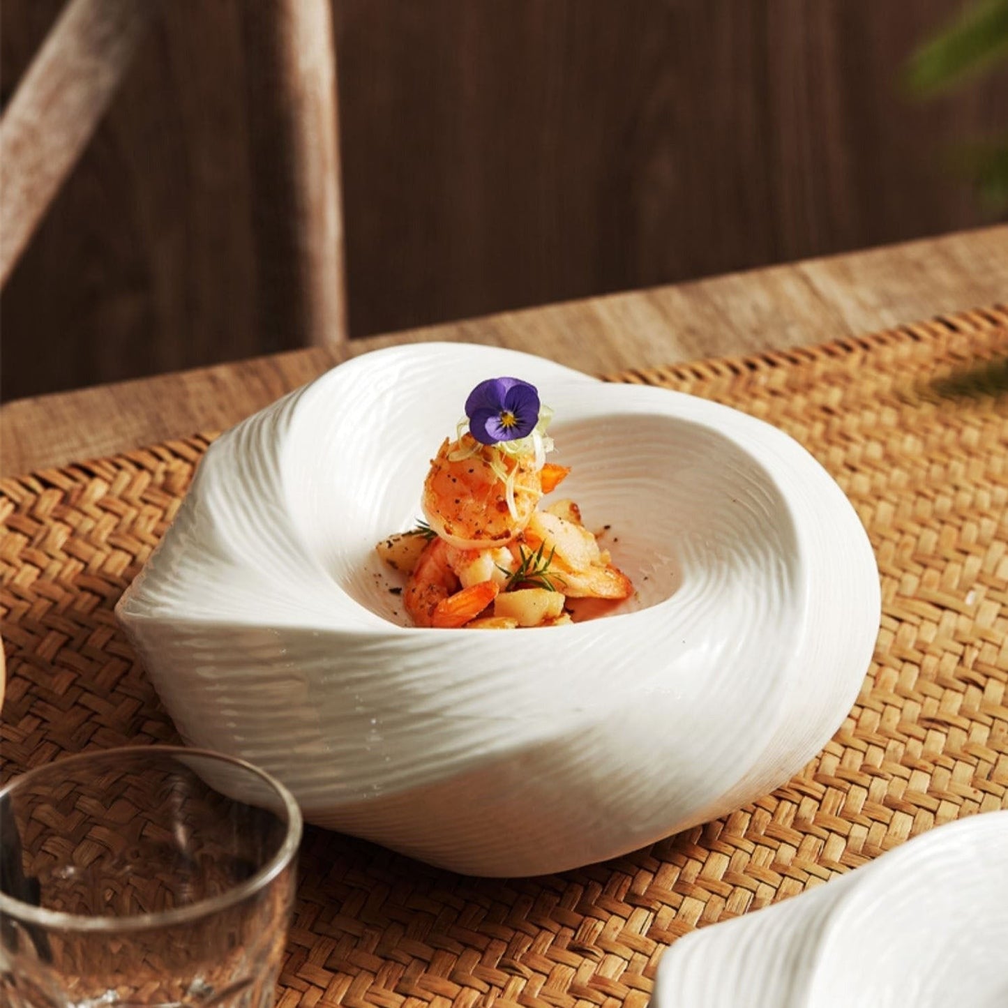 Contemporary Ceramic Bowl for Serving | Stylish Kitchen Dishware