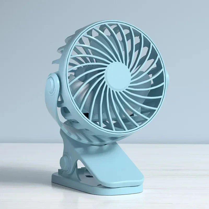 Portable USB Fan with 3 Speeds, Rotatable and Night Light