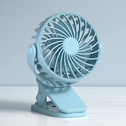 Portable USB Fan with 3 Speeds, Rotatable and Night Light