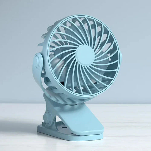 Portable USB Fan with 3 Speeds, Rotatable and Night Light