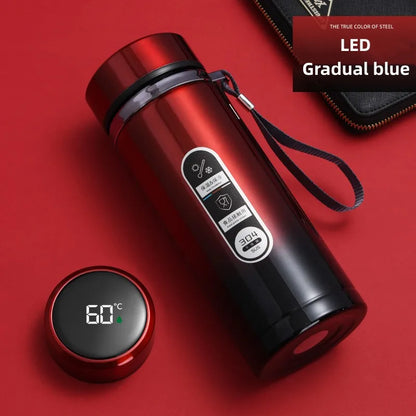 Smart Thermos with LED Temperature Display – 800ml to 1L Capacity