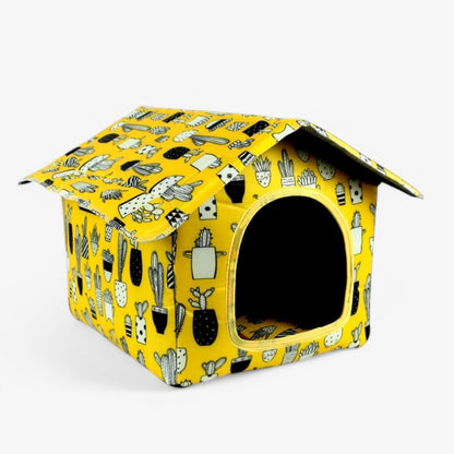 Weatherproof Pet Shelter "CozyNest" for Cats and Small Dogs