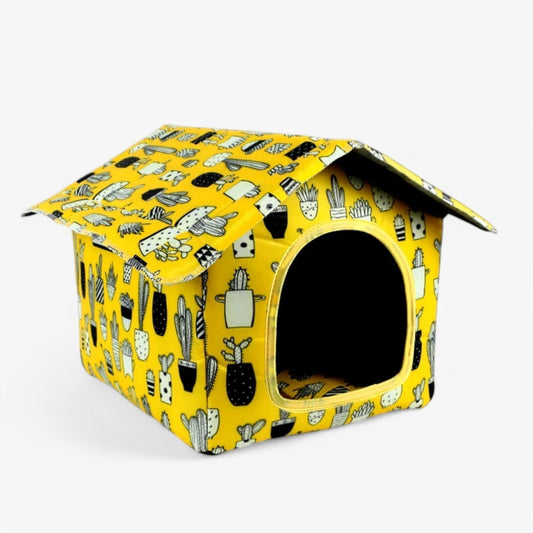 Weatherproof Pet Shelter "CozyNest" for Cats and Small Dogs