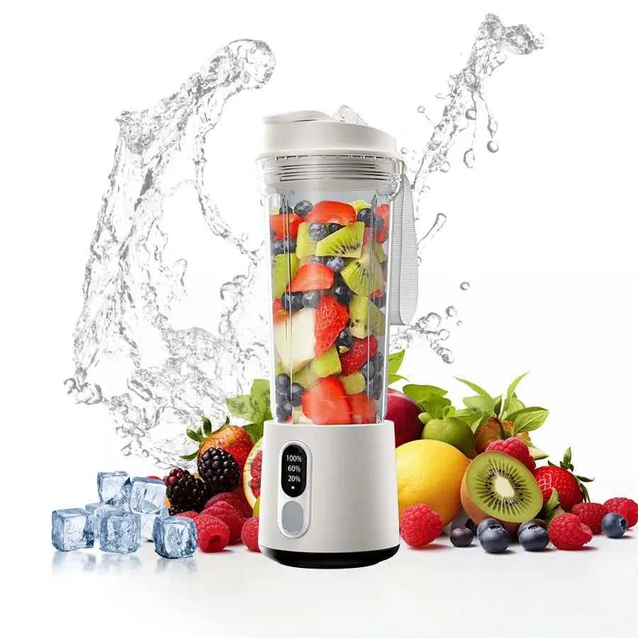 USB Rechargeable Smoothie Maker - Portable Blender with 4000mAh Battery
