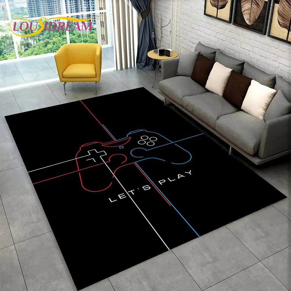 3D Soft Playmat for Kids and Gamers – Gamepad Floor Mat