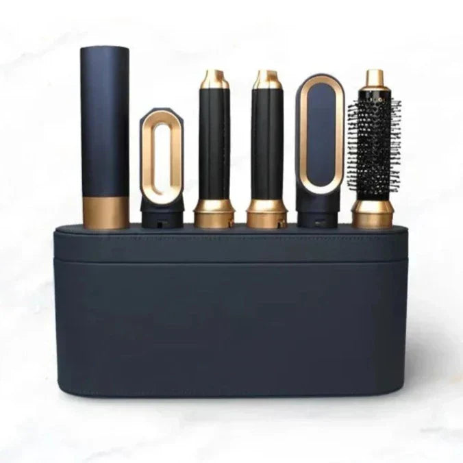 5-in-1 Hot Air Brush Styler, 1000W with Ionic Technology for Hair
