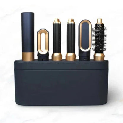 5-in-1 Hot Air Brush Styler, 1000W with Ionic Technology for Hair