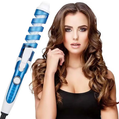 Ceramic Curling Wand for Perfect Spiral Curls | Fast Styling & Hair-Friendly