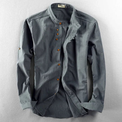 Dragon Print Japanese Shirt for Men