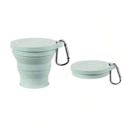 Collapsible Foldable Cup | Food-Grade Silicone | With Hanging Loop | For Outdoor Use