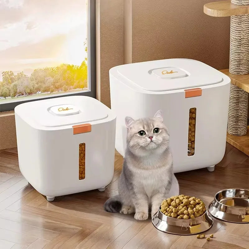 Sealed Pet Food Storage Bin for Dry Kibble