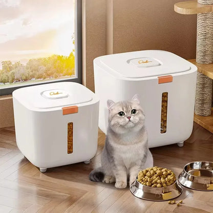 Sealed Pet Food Storage Bin for Dry Kibble