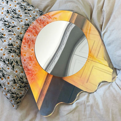 Charming Floral Acrylic Reflector for Home Decor
