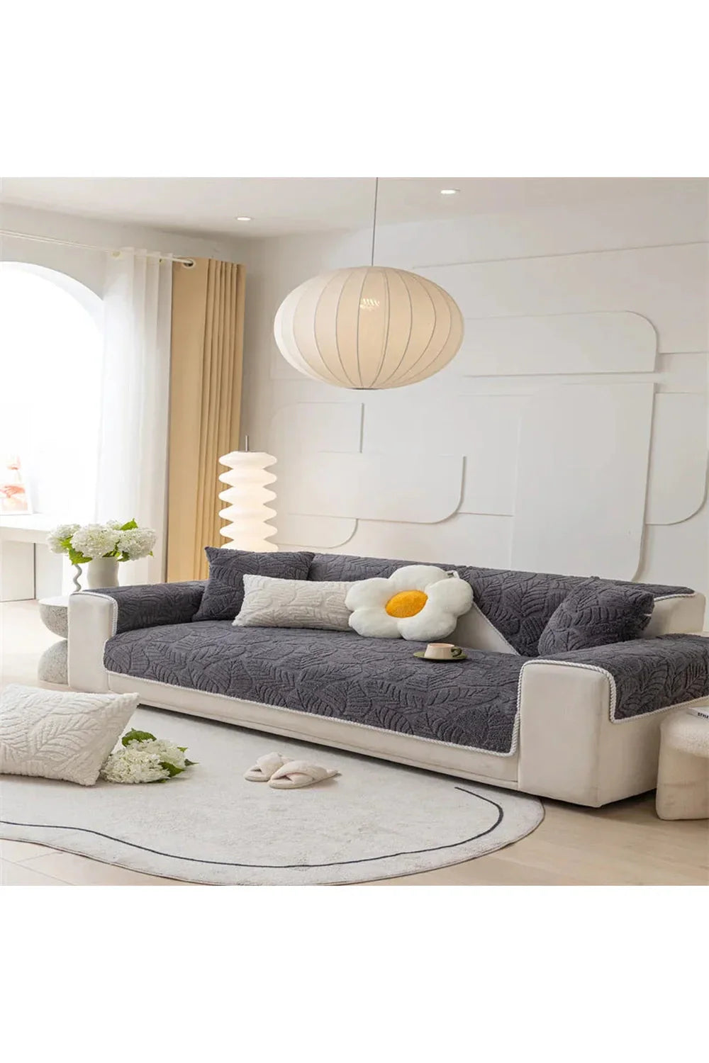Stylish Scandinavian Sofa Protector | CozyNest