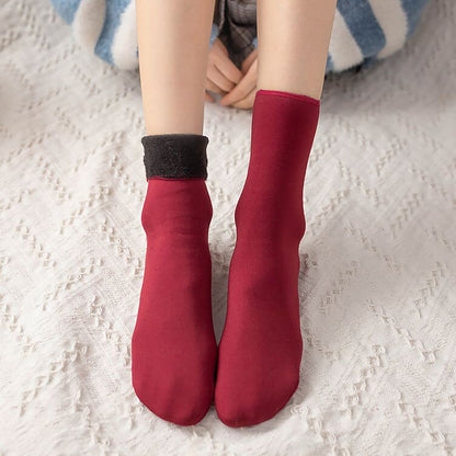 Cozy Winter Velvet Socks – Soft, Warm & Breathable | Buy 4, Get 4 Free