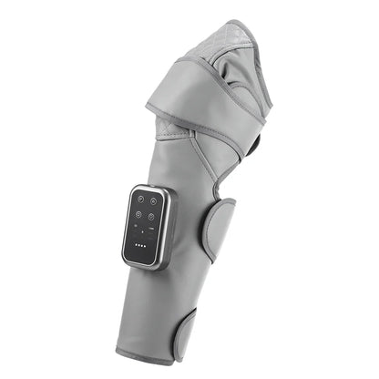 Cordless Leg Wrap Massager for Calves and Knees – Heat and Air Compression with 3 Levels and Adjustable Pressure