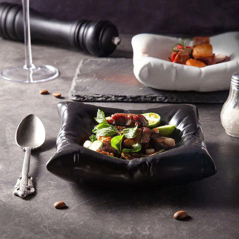 Elegant Serving Bowl in Bone China | Luxurious Tableware