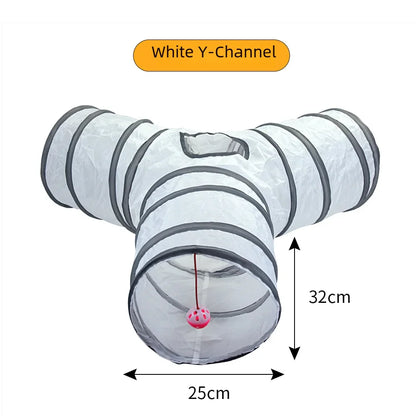 Cat Dragon Tunnel Toy | Engaging Design with Hidden Play Areas for Cats