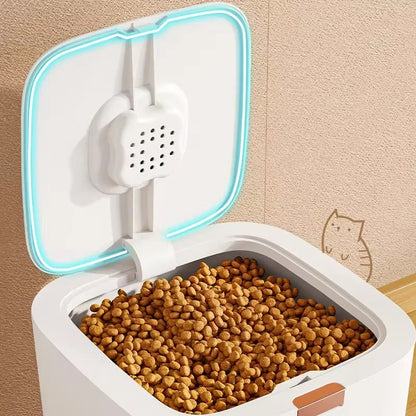 Sealed Pet Food Storage Bin for Dry Kibble