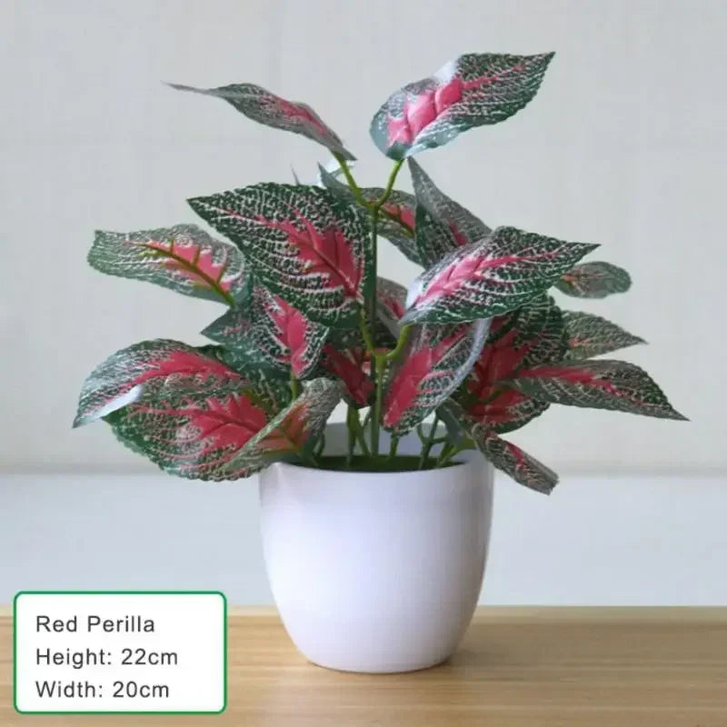 22 cm Artificial Bonsai Plant in Pot | Home and Office Decor