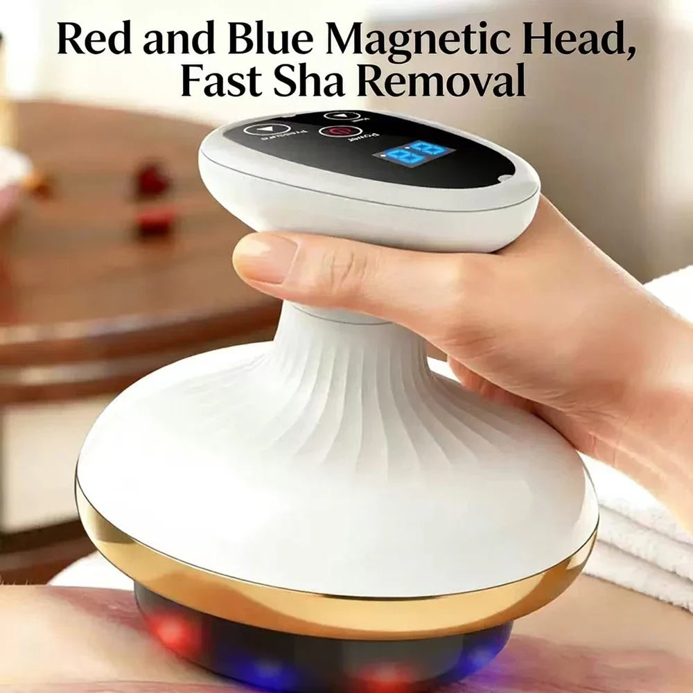 Heated Electric Cupping Massage Device for Muscle Tension Relief