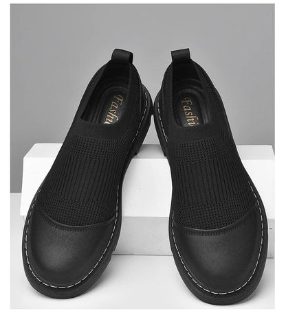 Versatile Soft Leather and Mesh Loafers for Every Occasion