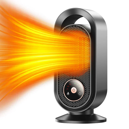 Portable 1000W Desk Fan Heater – Mini Warm Air Blower