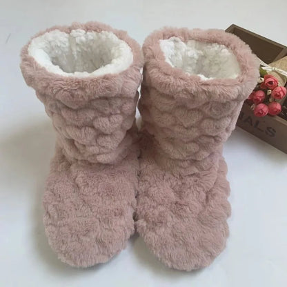 Unisex Winter House Socks | Cozy Fleece-Lined & Non-Slip | Plush Teddy Lining | Christmas & Sleep Socks