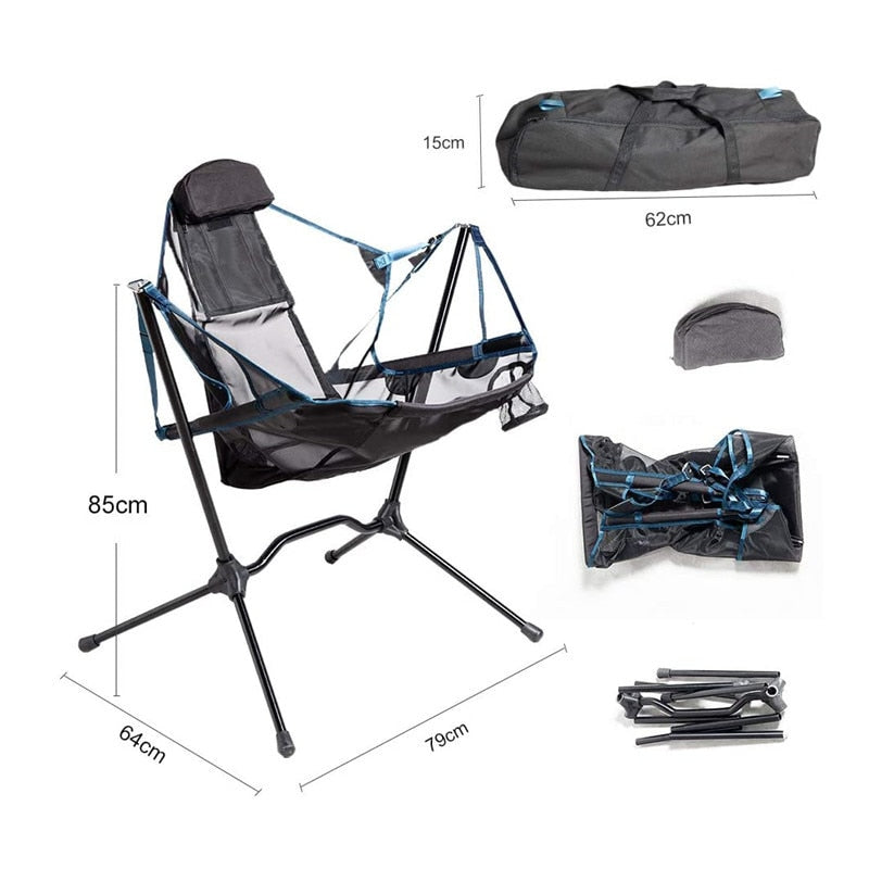 Ultimate Outdoor Comfort: Versatile Folding Rocking Chair
