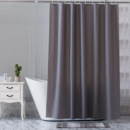 Waterproof Eco-Friendly Shower Curtain in Aqua Color