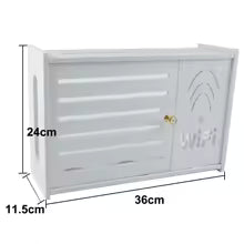 Wall Shelf for Electronics | Space-Saving & Ventilated | Modern Style
