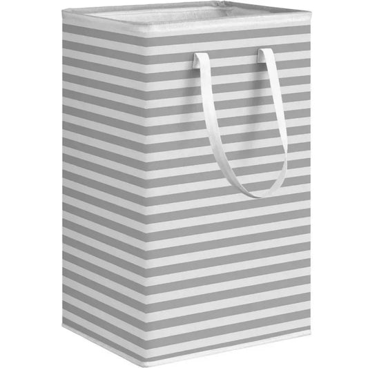 75L Waterproof Fabric Laundry Basket with Foldable Design and Handles
