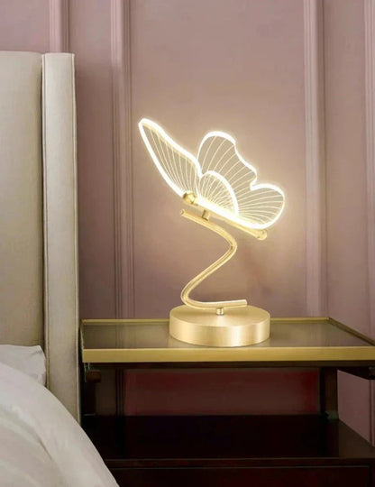 LED Butterfly Table Lamp with Adjustable Brightness – Modern Design for Home