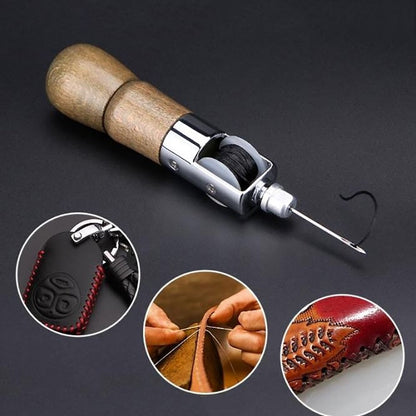 Leather Hand Stitching Awl Kit - Needlework Set [Last Day Discount]